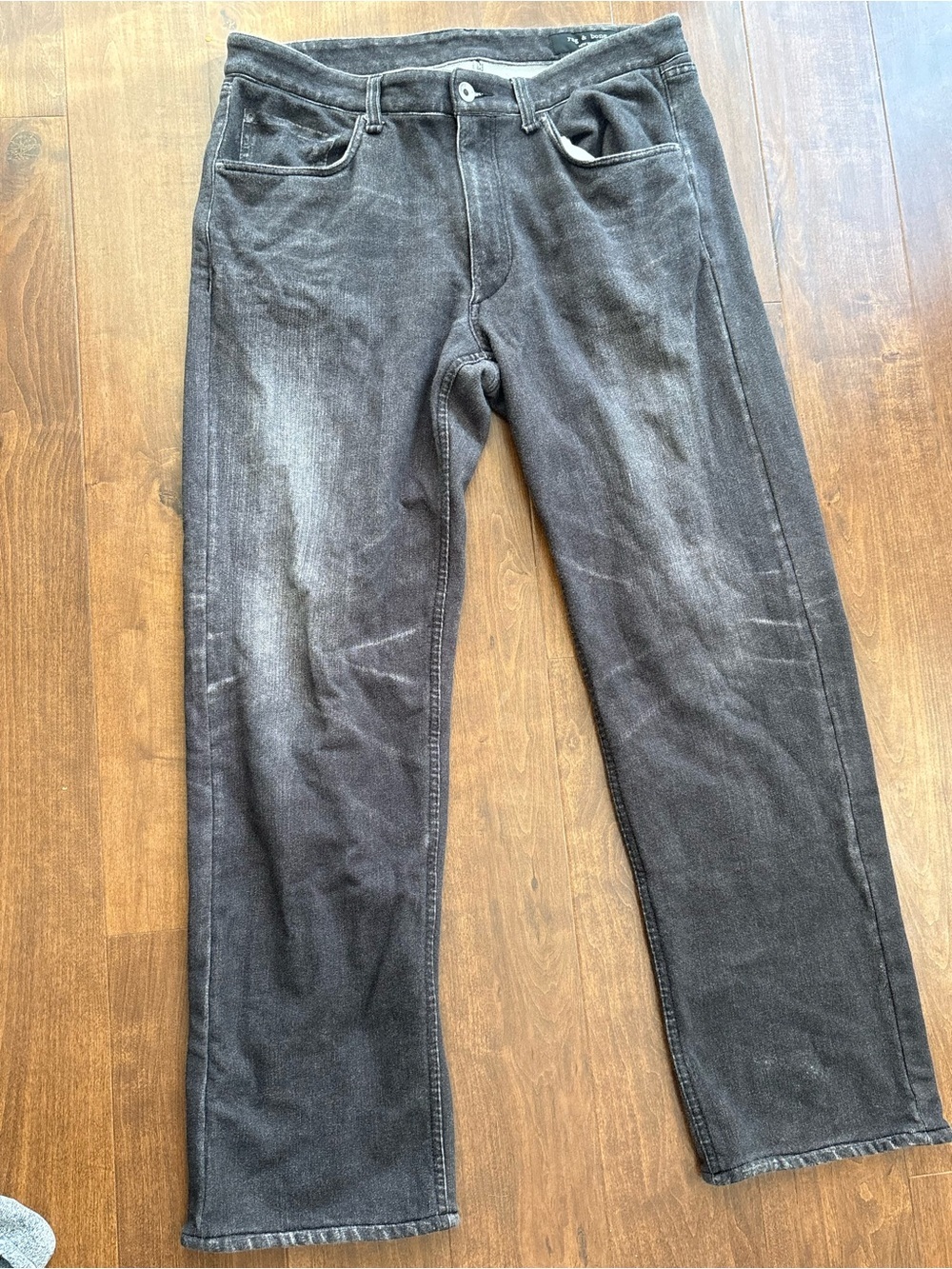 Rag and bone Fit 4 rb Miramar 32" Straight Fit Sweatpant Jeans 33 - Picture 5 of 7